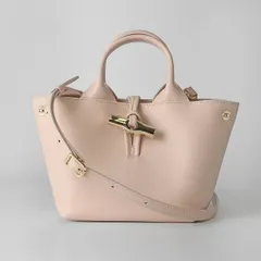 新品 ロンシャン LONGCHAMP ショルダーバッグ ル ロゾ XS トップハンドルバッグ ペタルピンク