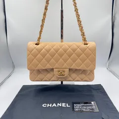 CHNAEL	マトラッセ 25 2way Wフラップ Wチェーン ショルダー ラムスキン ベージュ ゴールド金具 カード BOX A01112 31165055のサムネイル