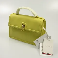 【姫路東店】 中古 TOMMY HILFIGER | トミーヒルフィガー 2wayバッグ エタニティミニサッチェルバッグ AW17176 イエロー 【121】