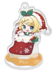【中古】キーホルダー 鏡音リン 「初音ミク Xmas SHOP 2023 トレーディング アクリルスタンドキーホルダー」