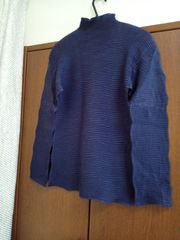 ISSEY MIYAKE プリーツ加工ハイネックトップス - メルカリ
