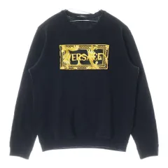Gianni VERSACE ヴェルサーチ　刺繍　スウェット ヴェルサーチ M スウェット トレーナー メデューサ 刺繍ロゴ