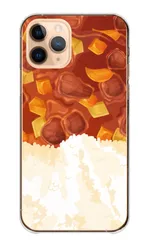 Galaxy A51 5G SC-54A SCG07 ケース カバー ギャラクシーA51 スマホケース ハードケース カレー カレーライス かれー 食べ物 フード シュール おもしろい 面白 かわいい イラスト カラー01