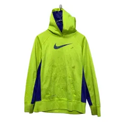 NIKE ロゴ スウェット パーカー ナイキ キッズ XL ネオンイエロー 古着卸 アメリカ仕入 a606-5976
