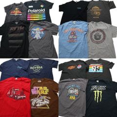 古着卸 まとめ売り 有名企業 半袖Tシャツ 16枚セット (メンズ L ) ガスモンキー ペプシ モンスター ハードロックカフェ 中古 古着 NA6974