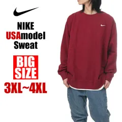 【新品・未使用】【ビッグサイズ】【カーディナル】ナイキ スウェット トレーナー メンズ レディース USAモデル 大きいサイズ NIKE 無地 裏起毛 ブランド ロゴ ゆったり 大きめ スポーツ CJ1614