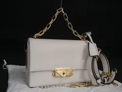 ■新品■未使用■ MICHAEL KORS マイケルコース レザー 2WAY ハンドバッグ ショルダー レディース ホワイト系 AW5382