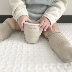 kawaii&born スナックカップ お菓子ケース ベビー用品 離乳食 おやつ入れ おでかけ シリコン製