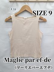 1978　Maglie par ef-de（マーリエパーエフデ）タンクトップ　M