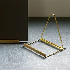 【新品】【1点販売】amabro[アマブロ] DISPLAY STAND L [ディスプレースタンド タブレットスタンド 真鍮 角度調節 折りたたみ インテリア ディスプレイ]のサムネイル