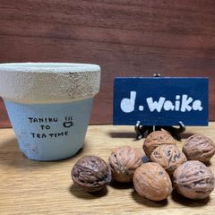 リメ鉢　3号　waikaのリメ鉢　リメイク鉢