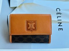 CELINE マカダム柄 トリオンフ型押し マルチコインケース