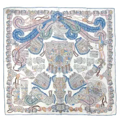 希少 美品 エルメス シルクスカーフ カレ90 軍神マルス カレウォッシュ 白 楽天市場】【10%OFF】 エルメス スカーフ カレ 90 シュバ