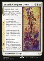 MTG☆[プロモFOIL]エルズペス、死に打ち勝つ　日本語　シンボル入り　1枚 2025年最新】Elspethの人気アイテム - メルカリ