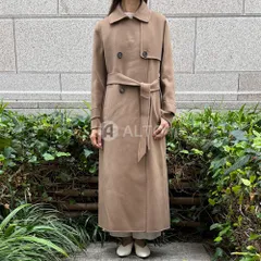 ★出荷の前にプレスをかけて配送★ 【2025-2026秋冬物モデル】S Max Mara エス マックスマーラ SEM セム 2529016041 045 キャメル ウール ダブルフェイス ロングコート ロング丈 レディースのサムネイル