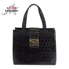 Salvatore Ferragamo サルヴァトーレフェラガモ ヴィンテージ 型押し  