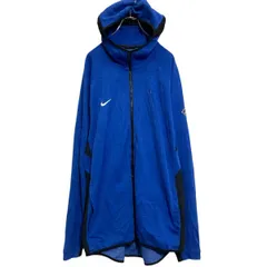 NIKE ジップアップ ロゴ ジャージ パーカー 2XL～ ブルー ブラック ナイキ ビッグサイズ スポーツウェア 古着卸 アメリカ仕入 a702-5067