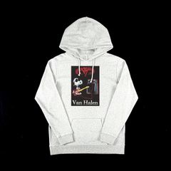 オリジナル ミュージック パーカー SNOOPY スヌーピー ヴァンヘイレン 西海岸ハードロックバンド ギタリスト エディ フランケン ペイント ギター サングラス 黒 ブラック XS(SS) S M L XL(LL) ジャスト 大きい ビッグ オーバーサイズ