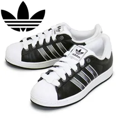 adidas (アディダス) JQ3209 SUPERSTAR II スーパースター スニーカー コアブラック/マットシルバー/フットウェアホワイト AD336 23.5cm