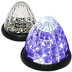 新品 Customize（カスタマイズ） トラック用 マーカーランプ LED サイド マーカー 16LED 24V 用 汎用 2個 セット ブルー/イエロー/レッド/ホワイト/グリーン/ピンク 各色あり (パープル 特注色)