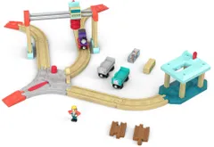 (未使用･未開封品)　きかんしゃトーマス 木製レールシリーズ いじわる貨車・いたずら貨車とチャーリーのクレーンセット FHM66 wyeba8q Amazon.co.jp: きかんしゃトーマス 木製レールシリーズ いじわる