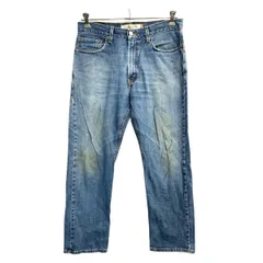 Levi's 505 デニムパンツ W33 リーバイス レギュラーフィット ブルー コットン メキシコ製 古着卸 アメリカ仕入 2503-312