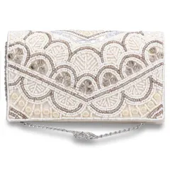 ●【訳あり】ノクチルカ NOCTILUCA パーティーバッグ ショルダーバッグ クラッチバッグ ビーズクラッチ 小 レディース 2WAY 結婚式 558205