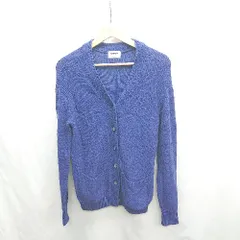 ◇ ⊇ PLST プラステ 長袖 カーディガン サイズ2 ブルー系 レディース E  【1501160002983】