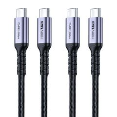 100 W 240 W急速充電usbcからusbcケーブル 30cm, 30cm 240W / 40Gbps / 8K