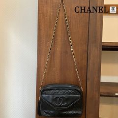 シャネル　CHANEL　マトラッセレザー　ショルダーバック　ココマーク　フリンジゴールドチェーン　1番台