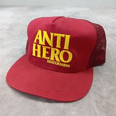 ANTI HERO SKATEBOARDS メッシュキャップ　アメリカ製　USA  アンチヒーロー アンタイヒーロー