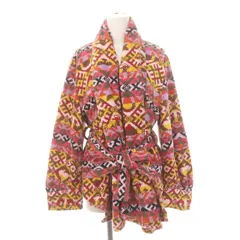ヴィヴィアンウエストウッド Vivienne Westwood ACCESSORIES 総柄 ジャケット パイル地 リボンベルト付き M マルチカラー /DF ■OSのサムネイル