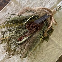 季節の贈り物　頑固gardenerの男前スワッグ　ドライフラワー