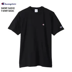 ［2025新作］Champion チャンピオン  C3-X352 ショートスリーブTシャツ ベーシック チャンピオン 90BLACK　Mサイズ