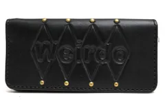 新品未使用✨WEIRDO ウィアード　ロングウォレット　長財布　ブラック　レザー 2025年最新】ウィアード 財布の人気アイテム - メルカリ