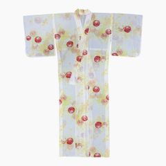 【🌟大特価　訳あり🌟定価33,000円】ME-A-336  撫松庵　古典的　レディース　女子　浴衣　お祭り　花火　花火大会　夏　盆踊り　デート　イベント　普段着　綿100%  リメイク　黄色　　レモンイエロー　花　昭和レトロ　和モダン
