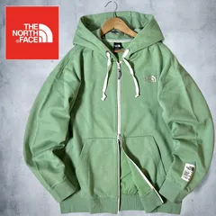 新品 THE NORTH FACE ノースフェイス TNF ESSENTIAL HOODIE ZIP UP 速乾コットン ストレッチ ロゴ刺繍＆袖先タグ スウェット フルジップ ダブルジップ パーカー ジャケット NJ5JM02 グリーン系