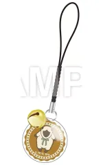 【中古】キーホルダー ひつじ 「SPY×FAMILY トレーディング鈴付きガラスチャーム」
