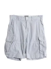 【お得なクーポン配布中!】 ポロ ラルフローレン カーゴ ショーツ メンズ 34 / ヴィンテージ 加工 ショートパンツ コードレーン ストライプ ミリタリー タイプ 短パン