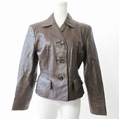 ブリジット BRIGITTE ラムレザー ラムスキン レザー ジャケット 革ジャン 9 茶 1223 IBO59