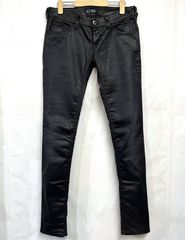 00s ヴィンテージ AJ| ARMANI JEANS｜アルマーニジーンズ コーティング スキニー デニムパンツ  DIOR HOMME