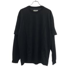 ssstein シュタイン 25SS OVERSIZED LAYERED SLEEVE TEE レイヤードロングスリーブTシャツ ST1167 ブラック S