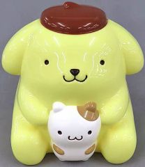 ポムポムプリンの陶器製貯金箱 - メルカリ