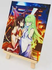 【中古】雑貨 [単品] 博麗霊夢＆東風谷早苗 キャラファインボード 「Switchソフト 不思議の幻想郷TOD -RELOADED-＆ロータスラビリンスR 超特盛ミラクルプライス Amazon.co.jp特別限定版」 同梱特典