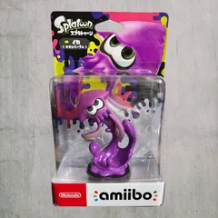 amiibo イカ　ネオンパープル　スプラトゥーンシリーズ