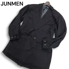 80s~90s★ JUNMEN オールド ジュンメン 通年★ ミリタリー ジャケット コート Sz.M メンズ 黒 ビンテージ 古着のサムネイル