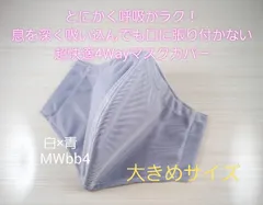 大きめサイズ 口に張り付かない超快適4Wayマスクカバー