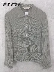 ◇ TOMORROWLAND トゥモローランド BALLSEY 総柄 ジップアップ 長袖 ジャケット ベージュ ブラック レディース 【中古】 【1002801539955】