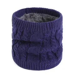 【人気商品】防寒 暖かい ポカポカ シンプル おしゃれ ユニセックス 綿 ふかふか 2重編み 裏起毛 リブニット メンズ レディース ネックウォーマー [HDCMLF]