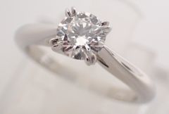 新品仕上げ済 HARRY WINSTON(ハリー・ウィンストン) ソリテールリング Pt950 D0.52  F-VVS2-3EX-N 4.3g 鑑定書付き 高品質 レディース 指輪 6号
